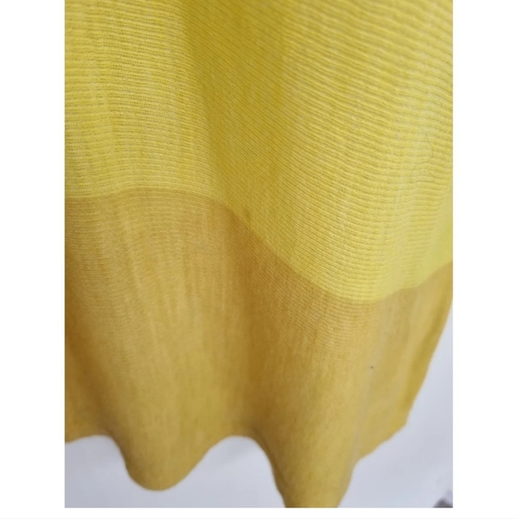 Chloe Yellow Ombre Wool blend midi dress uk 6 see description - Picture 6 of 9